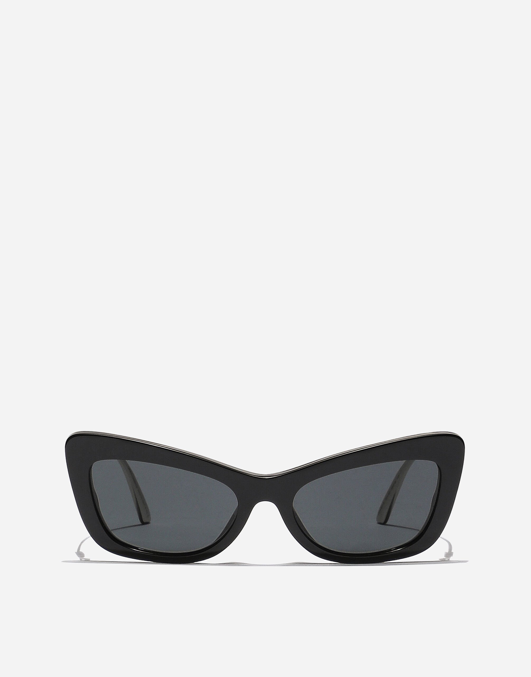 Dolce & Gabbana DG Crystal Sunglasses Black VG447AVP187