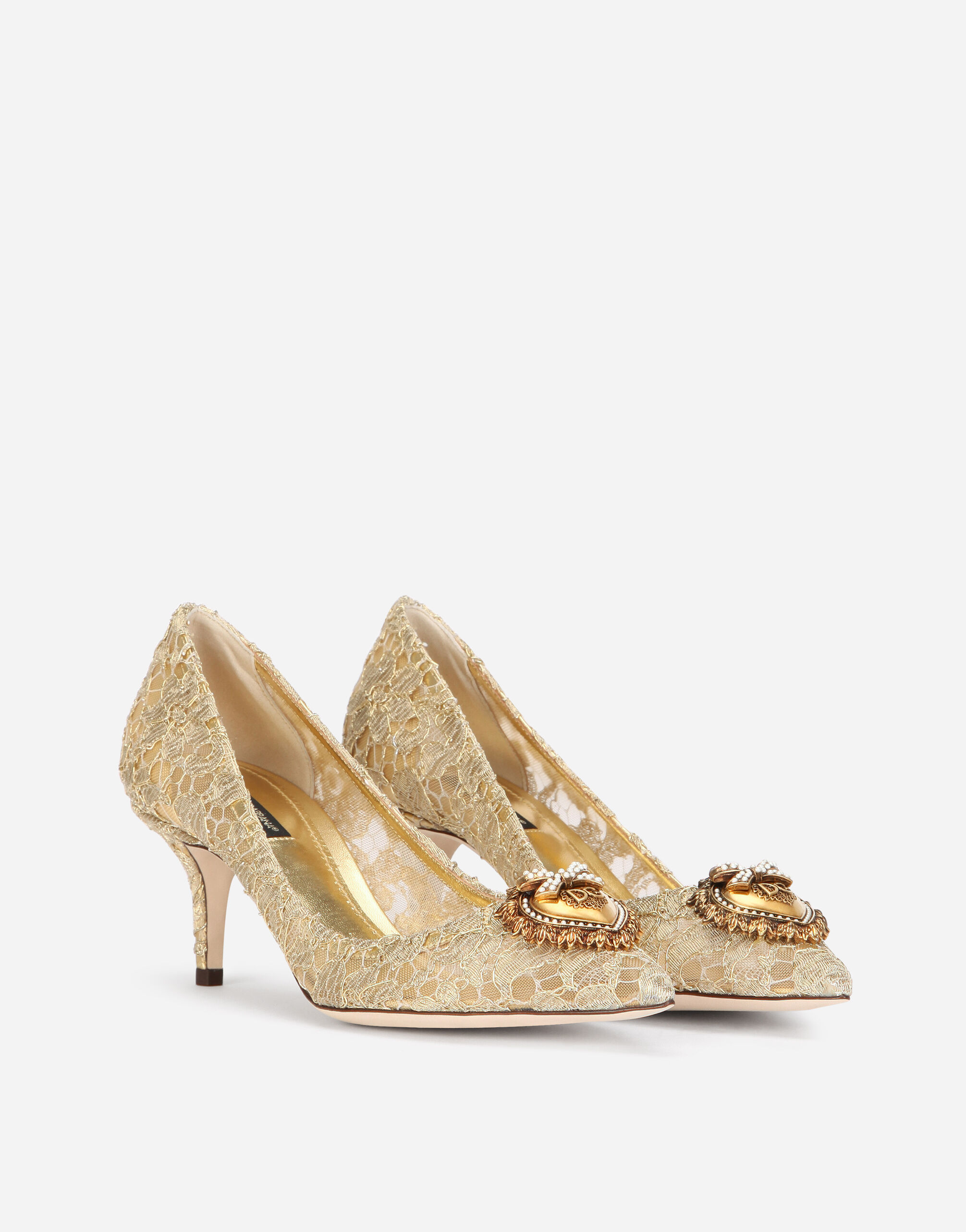 Dolce gabbana lace heels online