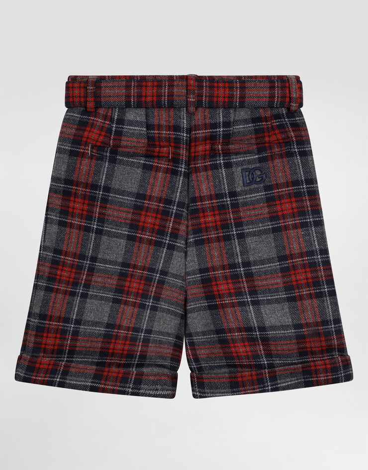 Dolce & Gabbana Wool blend tartan bermuda shorts Multicolor L53Q45FQMFZ