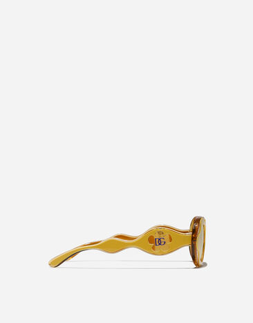 Dolce & Gabbana 플라워 파워 선글라스 옐로 VG600KVN47J