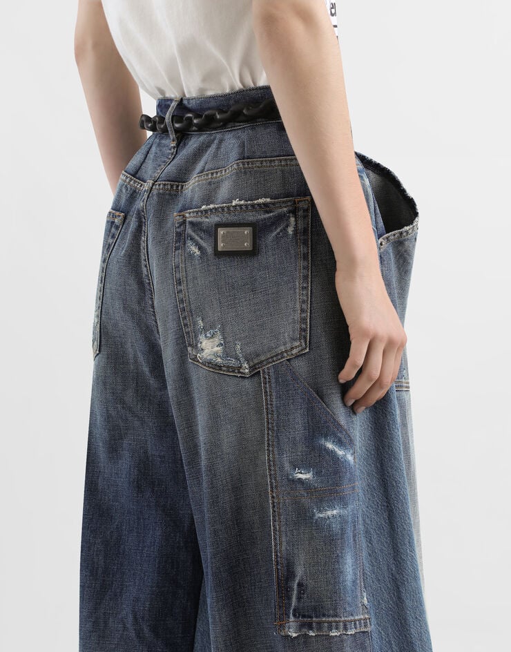 Dolce & Gabbana Denim bermuda Multicolor FTDGGDG8OD4