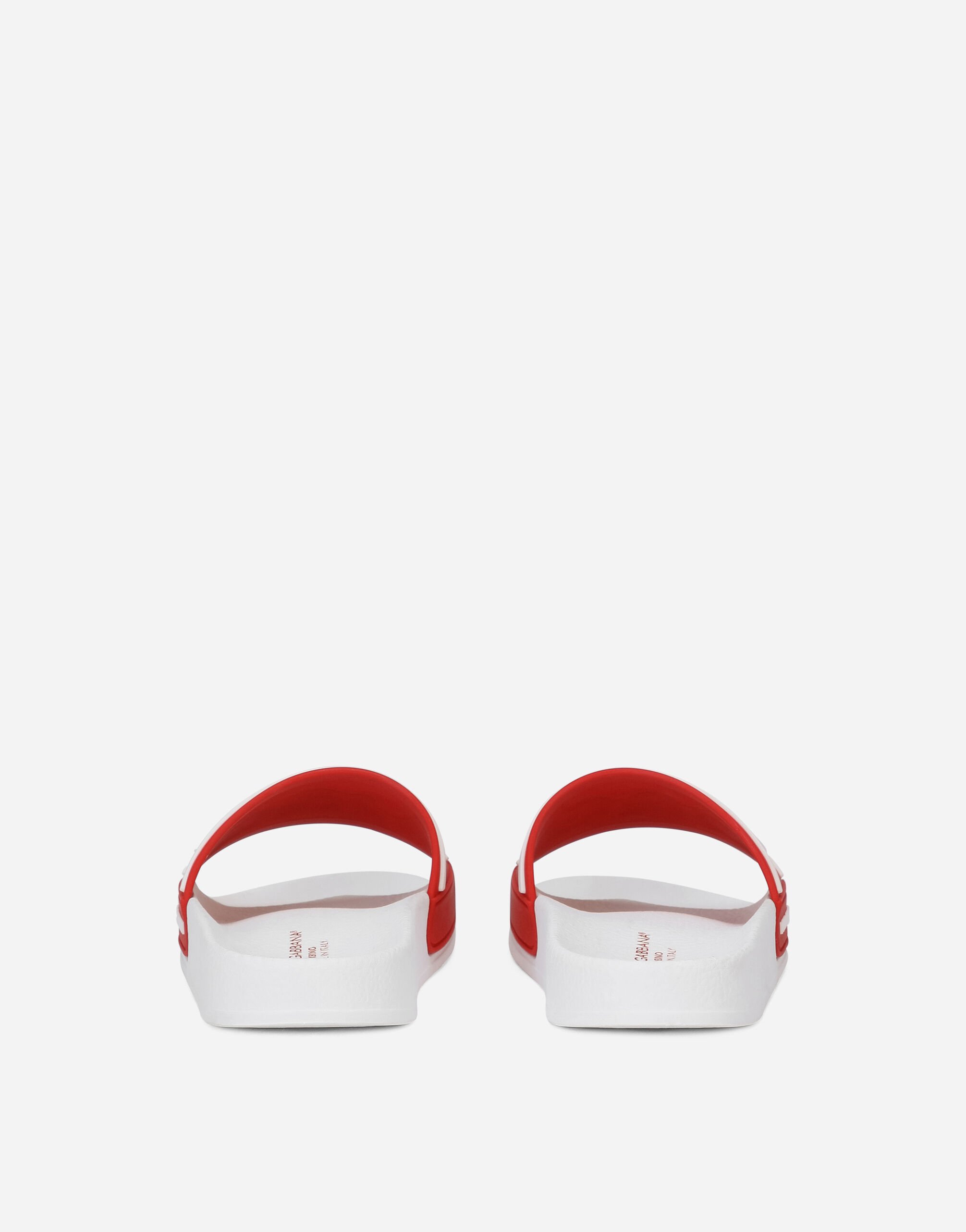 Dolce&Gabbana DGロゴ ホワイト ラバー スライド サンダル Dolce&Gabbana DG cutout rubber slides Dolce & Gabbana