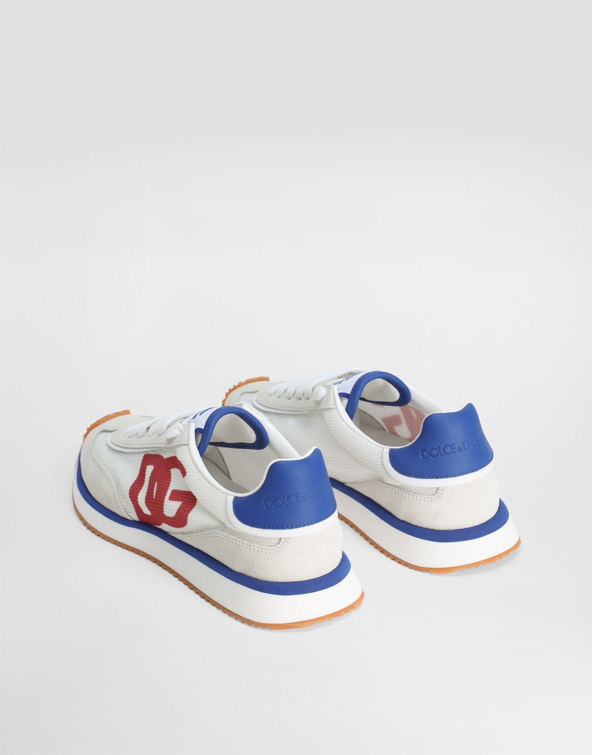 Mixed-material DG CUSHION sneakers in Multicolor for Women