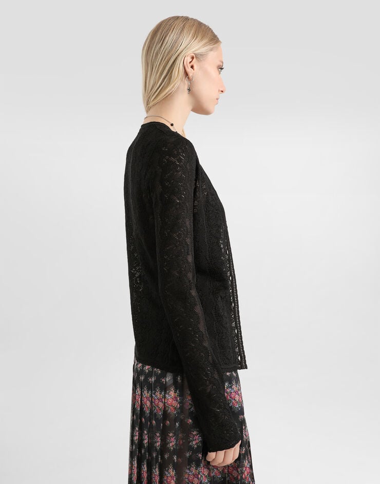 Dolce & Gabbana Lace cardigan Dolce & Gabbana Lace cardigan Black FXVD1TJBSOA