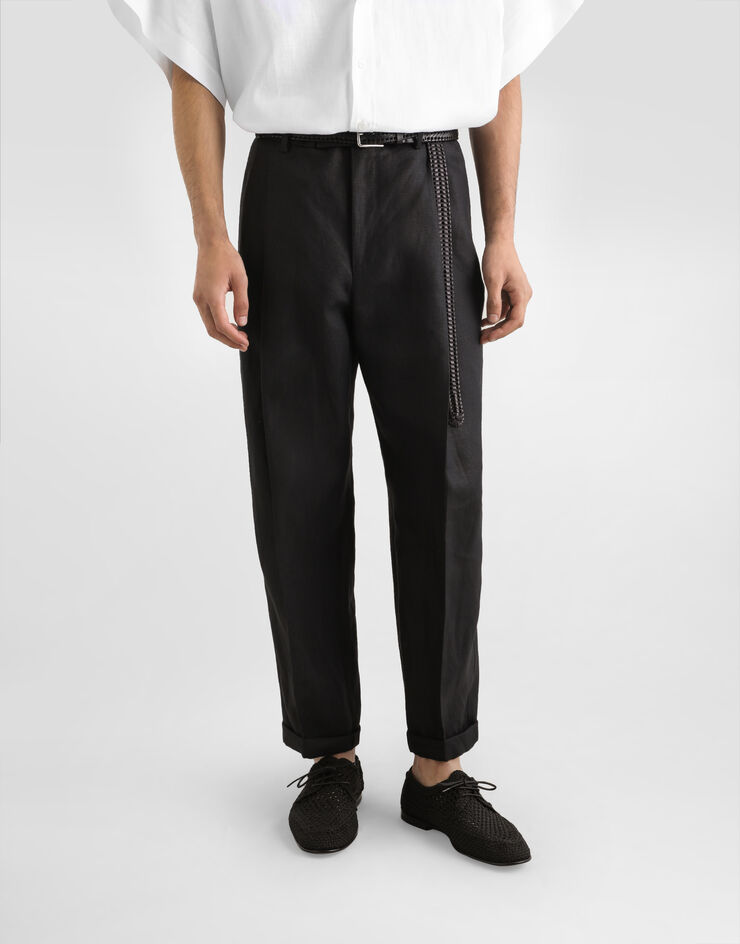 Dolce & Gabbana Linen fabric pants  GP114TFU4MC