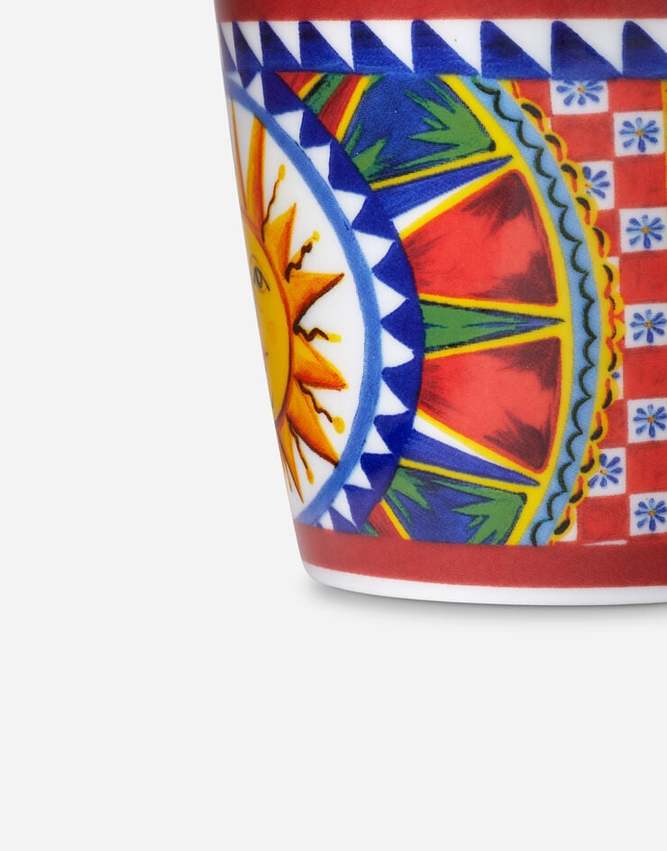 Dolce & Gabbana Mug en Porcelaine Multicolore TC0096TCA21