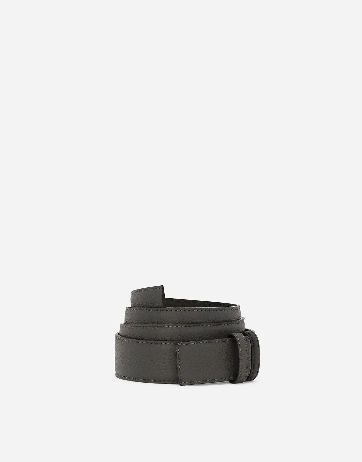 Reversible deerskin-print calfskin belt strap in Multicolor for Men | Dolce&Gabbana®