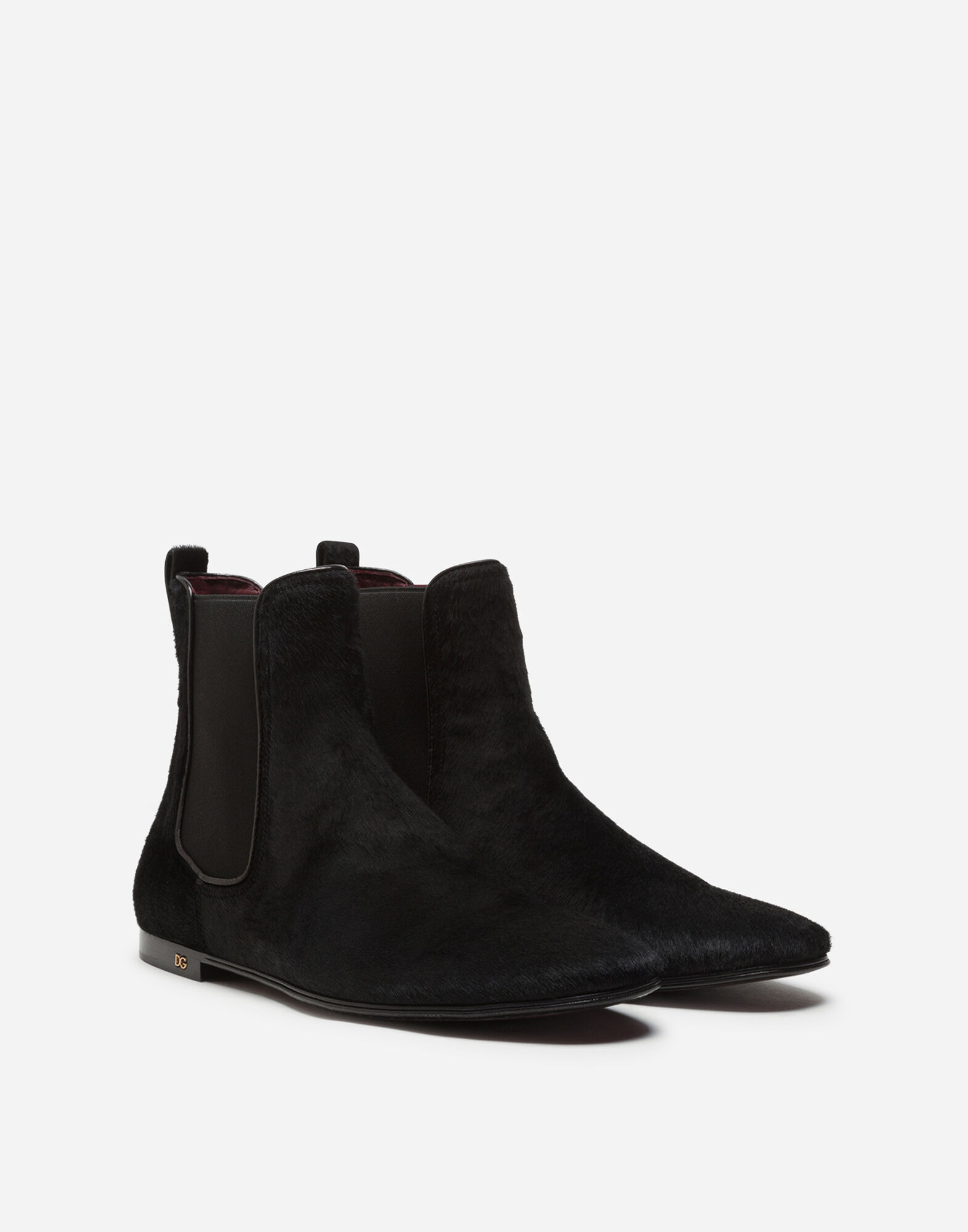 Chelsea boots in pony style calfskin