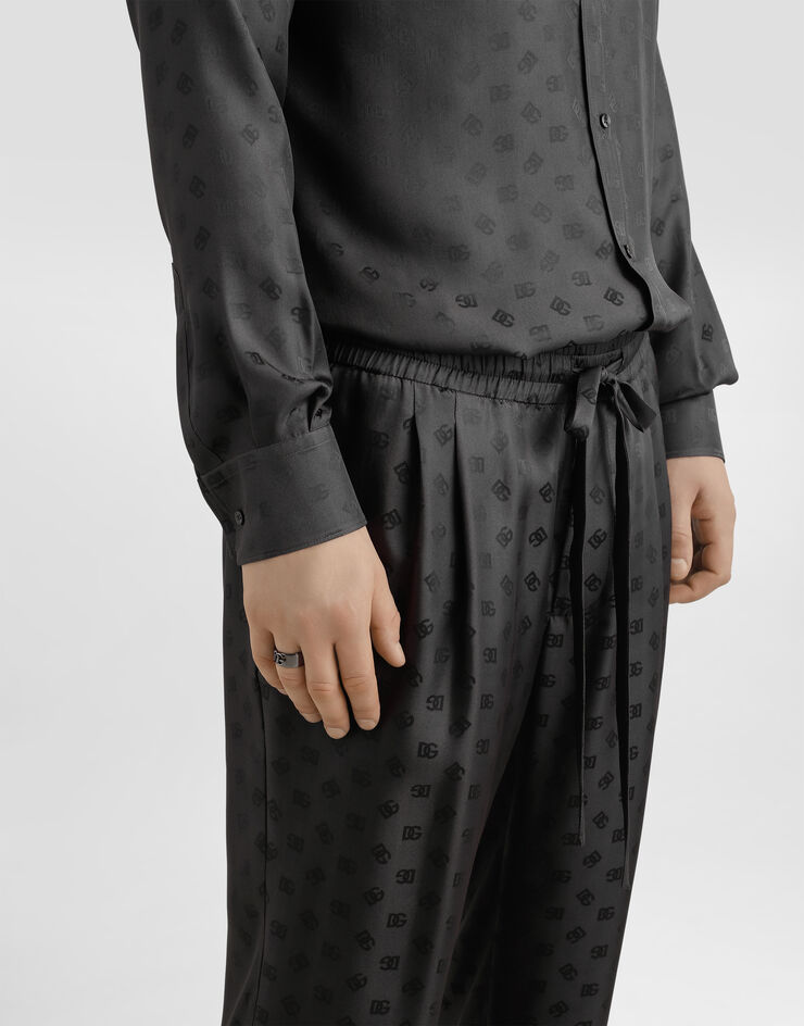 Dolce & Gabbana DG logo jacquard jogging trousers Dolce & Gabbana DG logo jacquard jogging trousers Grey GP12QTFJ1JY