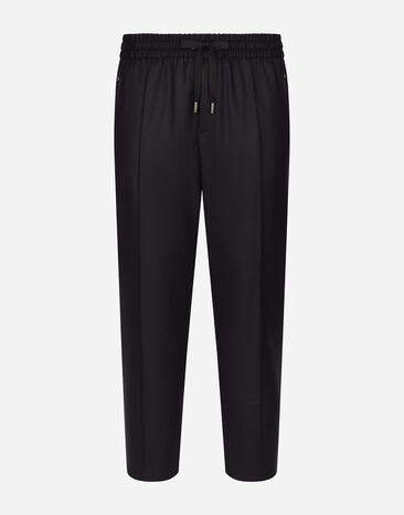 Dolce & Gabbana Wool jogging pants Blue GYACETGI550