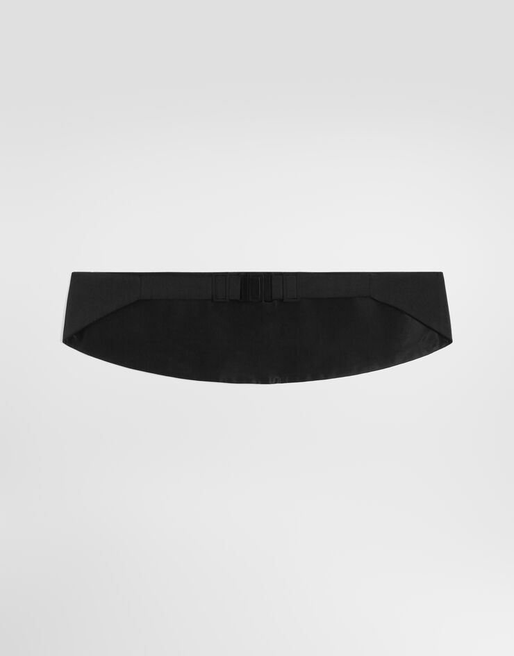 Dolce & Gabbana Satin cummerbund belt Black FB424AGDB4K