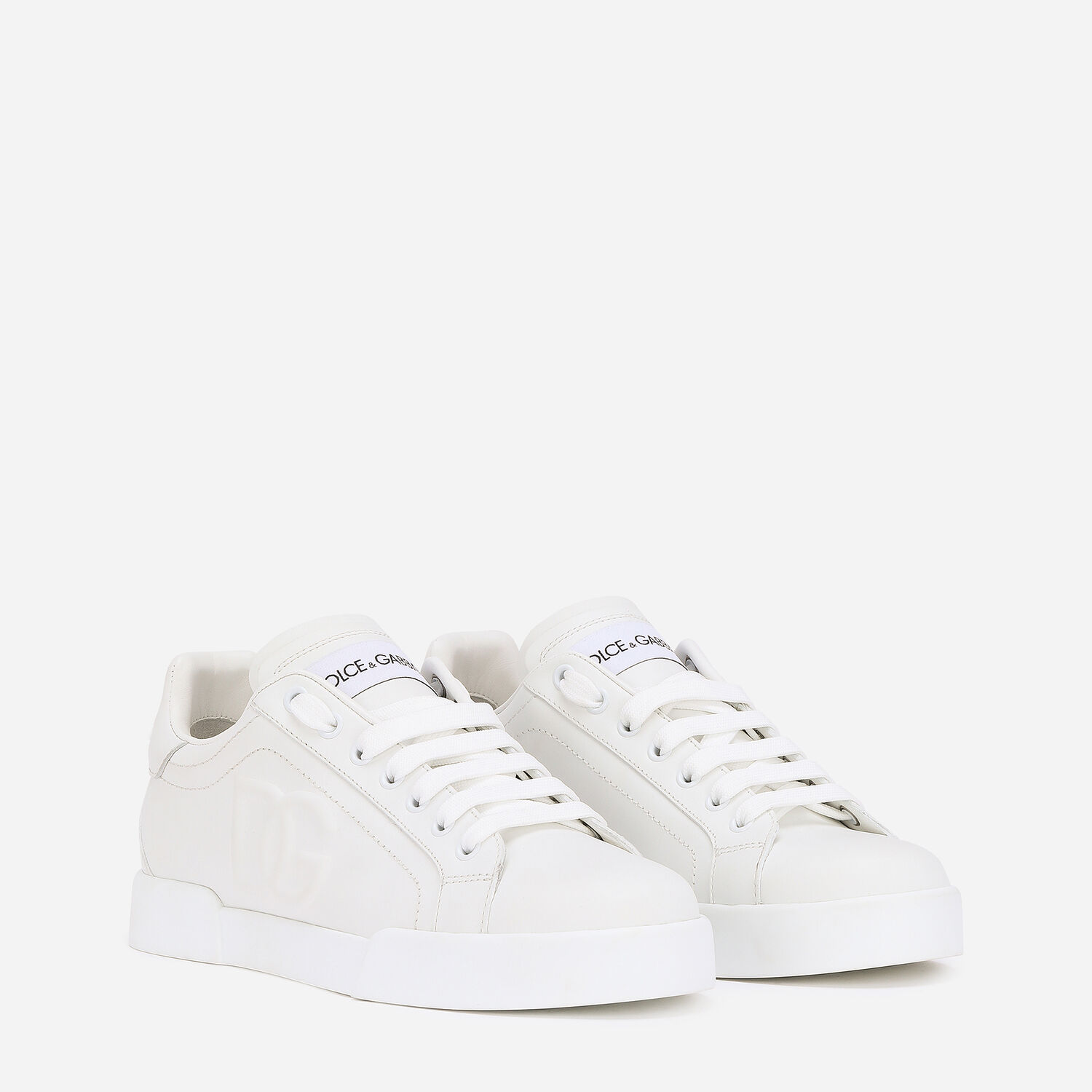 White dolce 2025 and gabbana sneakers