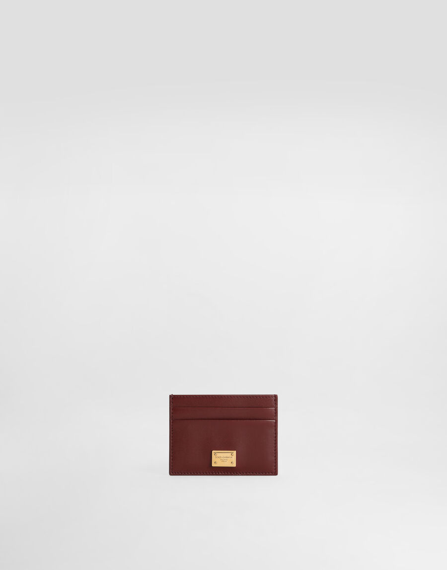 Plongé calfskin card holder