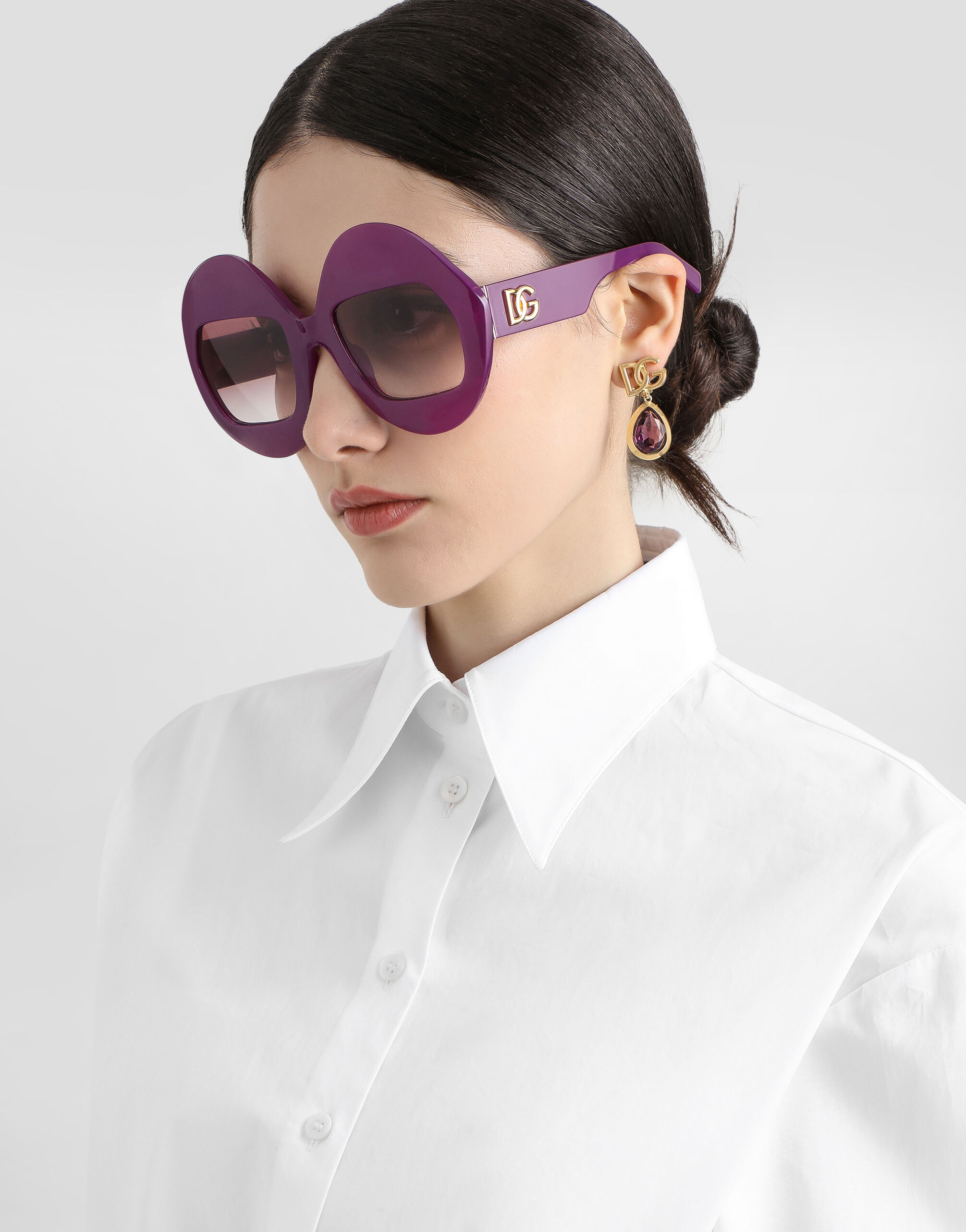 Stretch poplin shirt - thumbnail 4