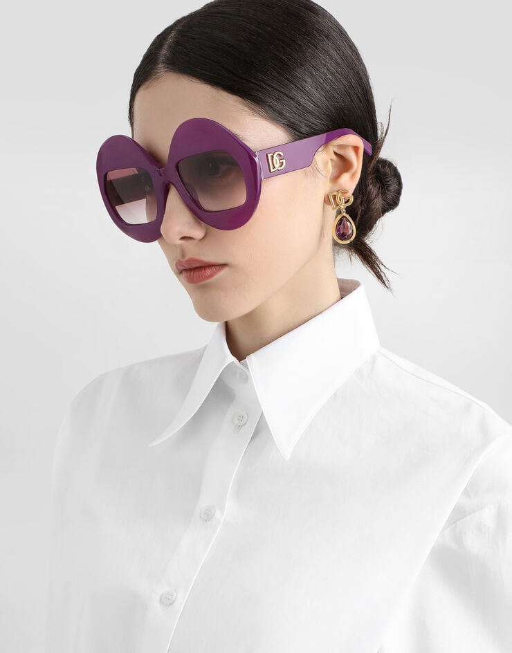 Dolce & Gabbana Stretch poplin shirt White F5S65TFUEFM