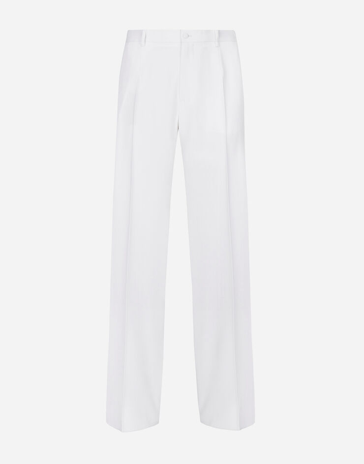 Dolce & Gabbana Tailored wool pants White GP01PTFU27J