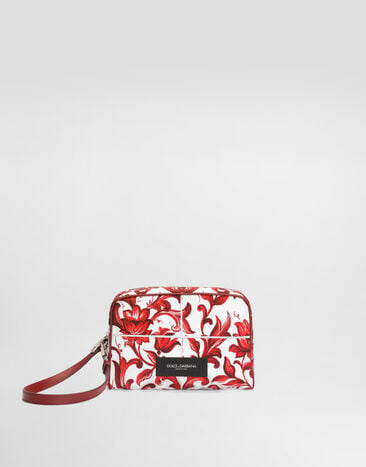 Dolce & Gabbana Majolica-print essenza poplin handbag Multicolor BM2500A0645