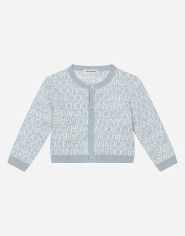 Dolce&Gabbana Round-neck jacquard cardigan Multicolor L1KWE9JFMU8