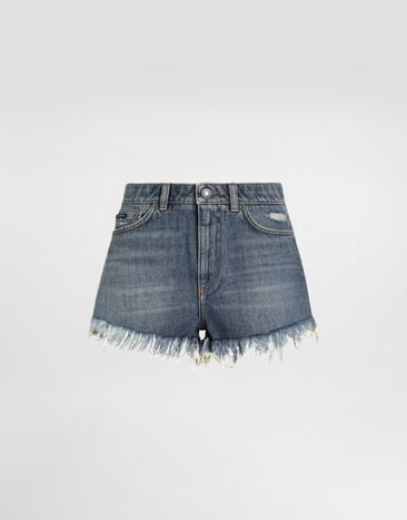 Dolce & Gabbana Denim shorts Multicolor FTDHBDG8OS1