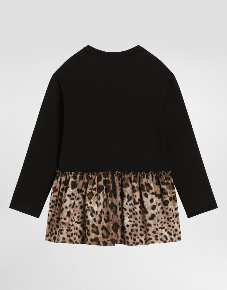 Dolce & Gabbana Leopard-print dress Multicolor L5JDAWG7PRY