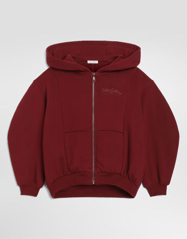 Dolce & Gabbana Cotton sweatshirt Red L5JWCZG7QNV