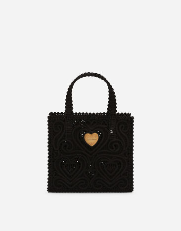 Dolce & Gabbana Cordonetto shopper Black BB7183AW717