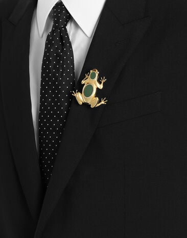Dolce & Gabbana Sartoria frog-shaped brooch Gold WPS1A3W1111