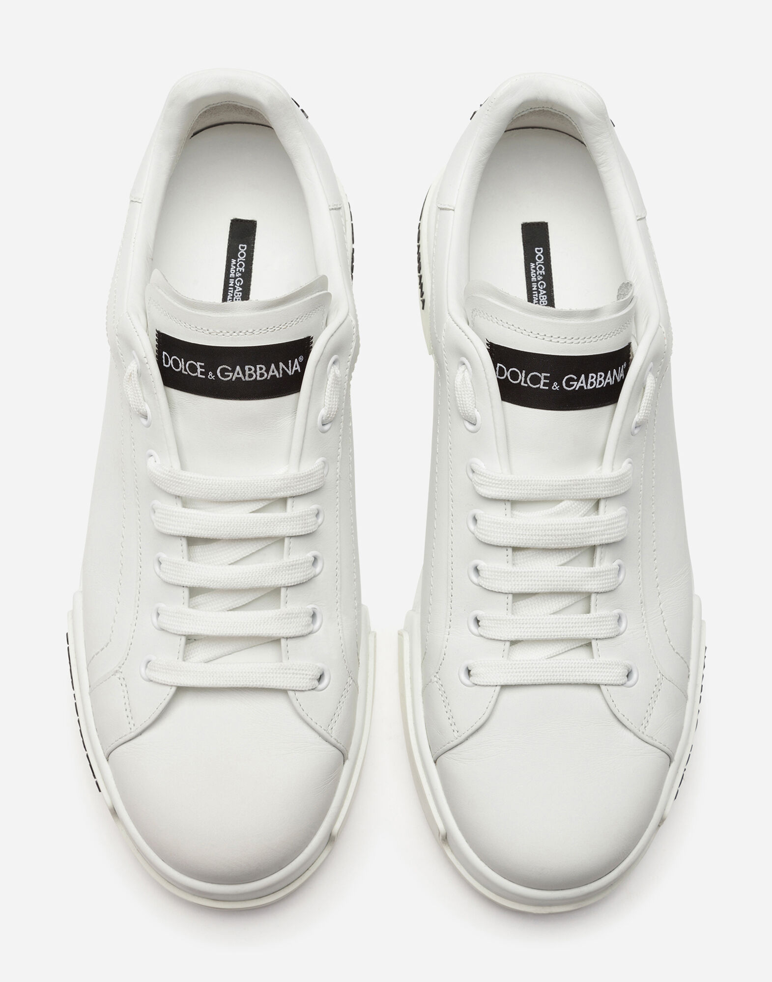 SNEAKER BASSA in White for Men Dolce Gabbana