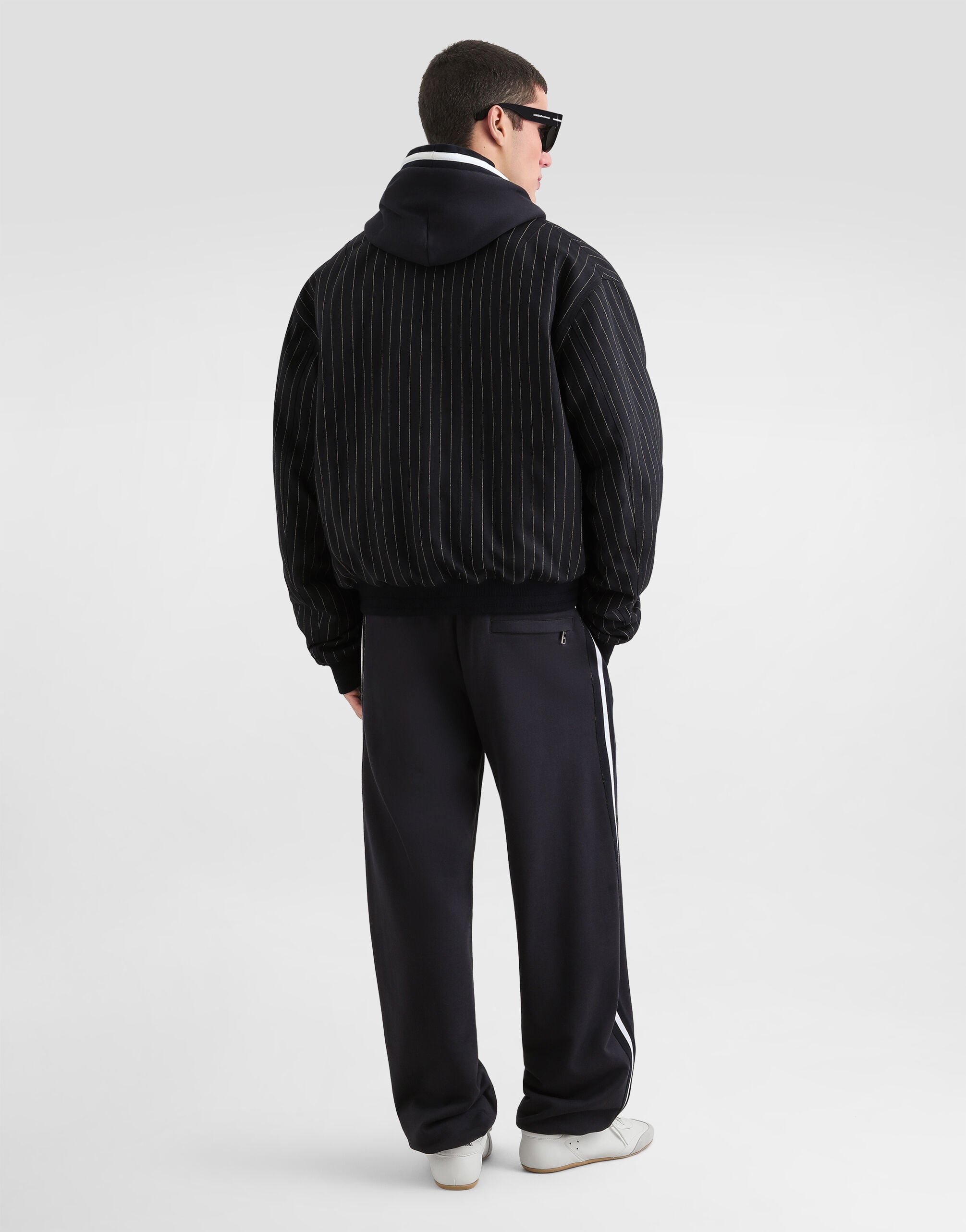 Cotton hooded sweatshirt in Blue for Men | Dolce&Gabbana® US