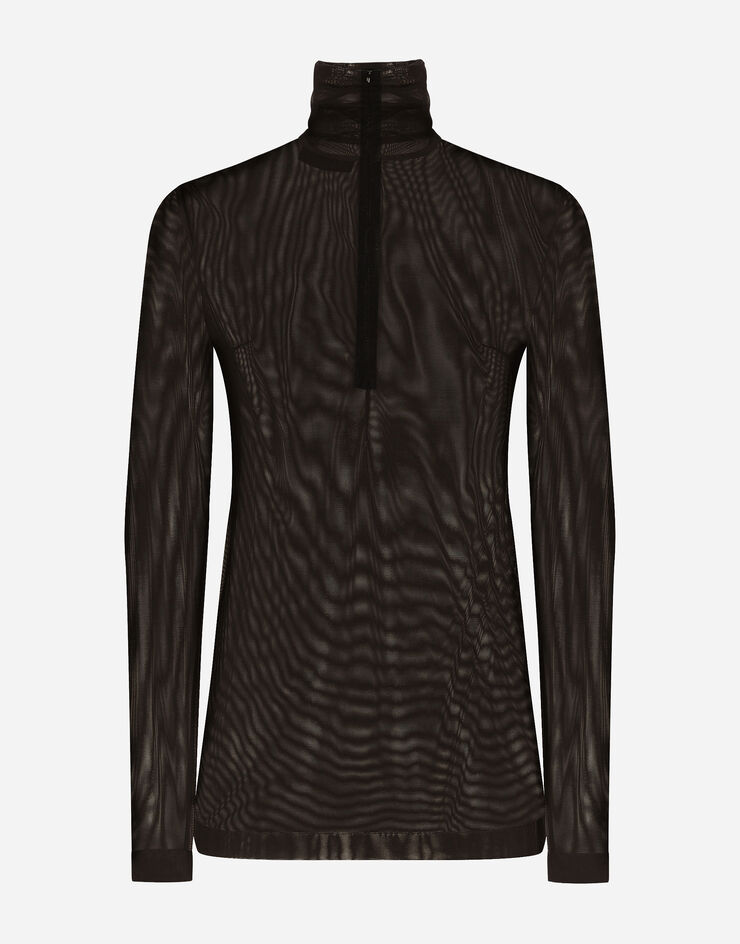 Dolce & Gabbana TOP Schwarz F759LTFLRC2