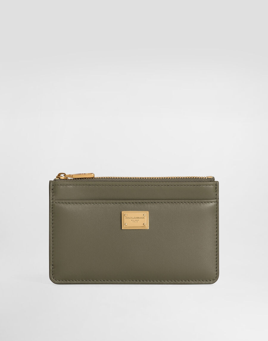Plongé calfskin card holder