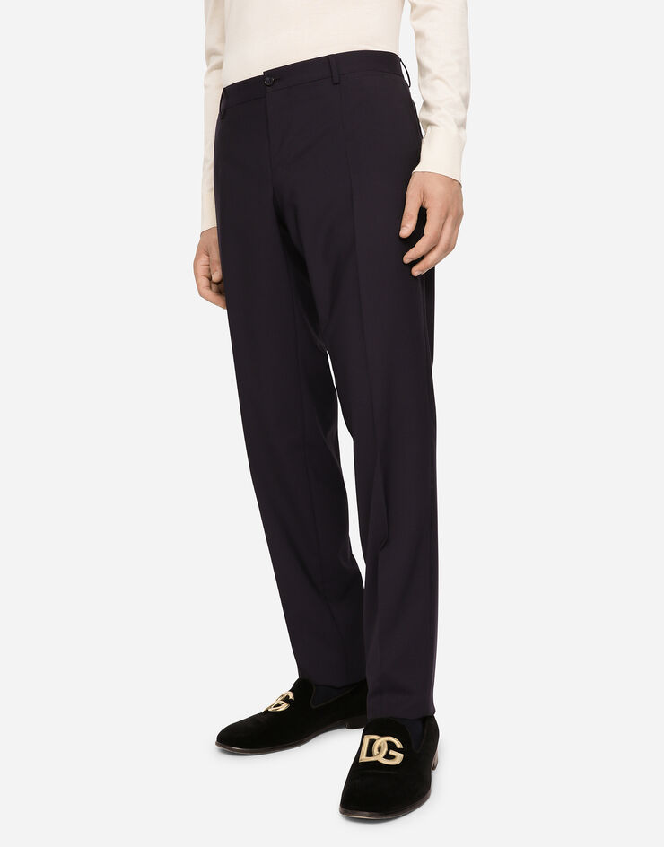 Dolce & Gabbana Stretch wool three-piece Martini-fit suit Dolce & Gabbana Stretch wool three-piece Martini-fit suit Blue GK97MTFUBEC