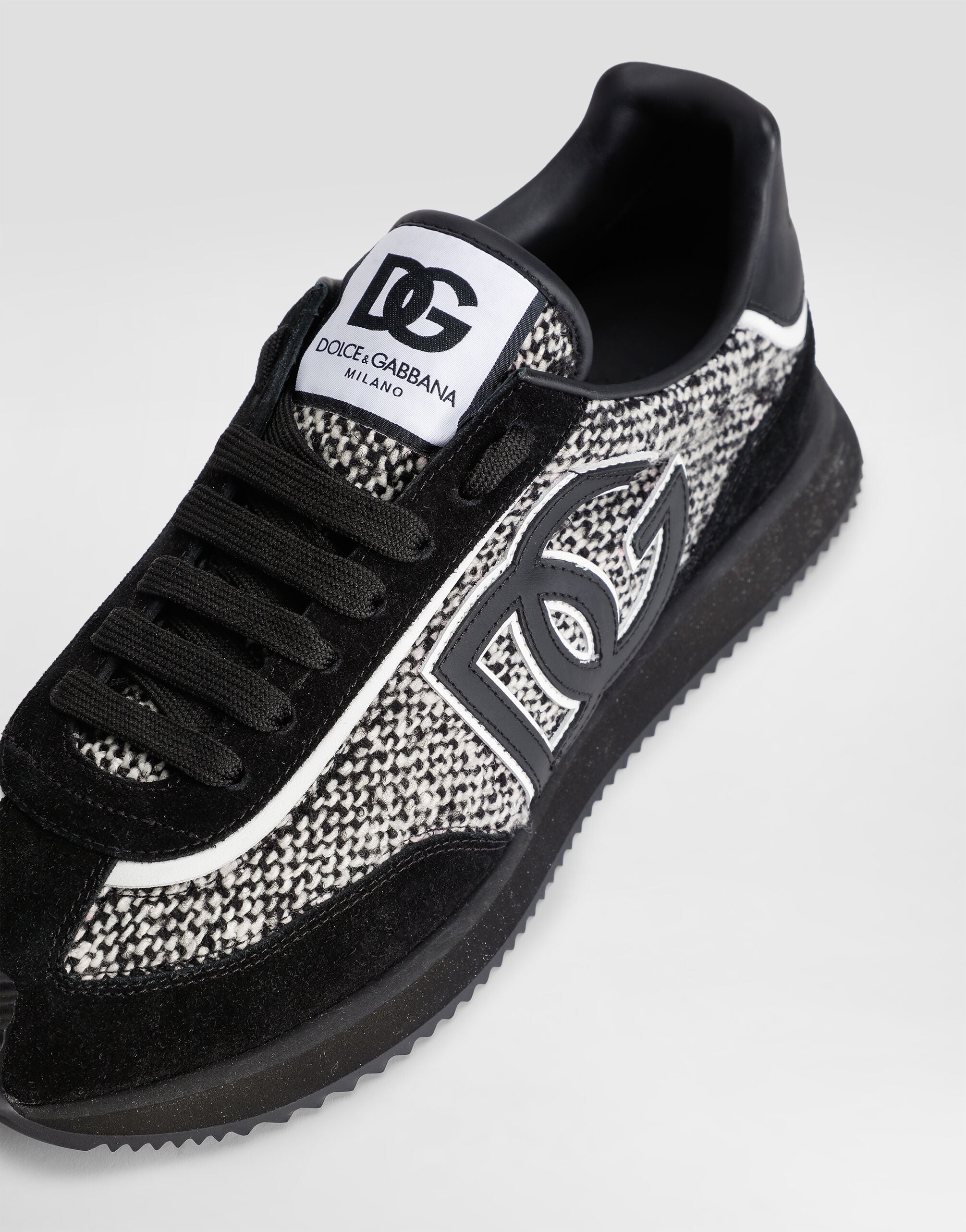 DG Cushion calfskin sneakers in Multicolor for Men | Dolce&Gabbana® US