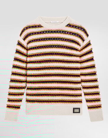 Dolce & Gabbana Wool blend sweater Multicolor L4KWE2JGMB4