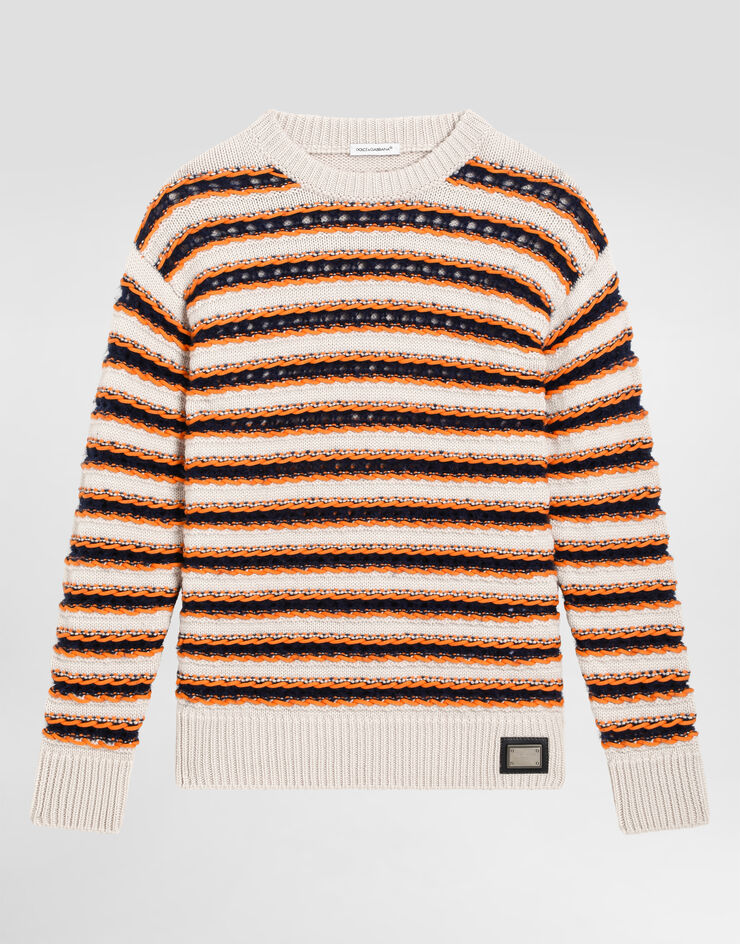 Dolce & Gabbana Wool blend sweater Multicolor L4KWE2JGMB4