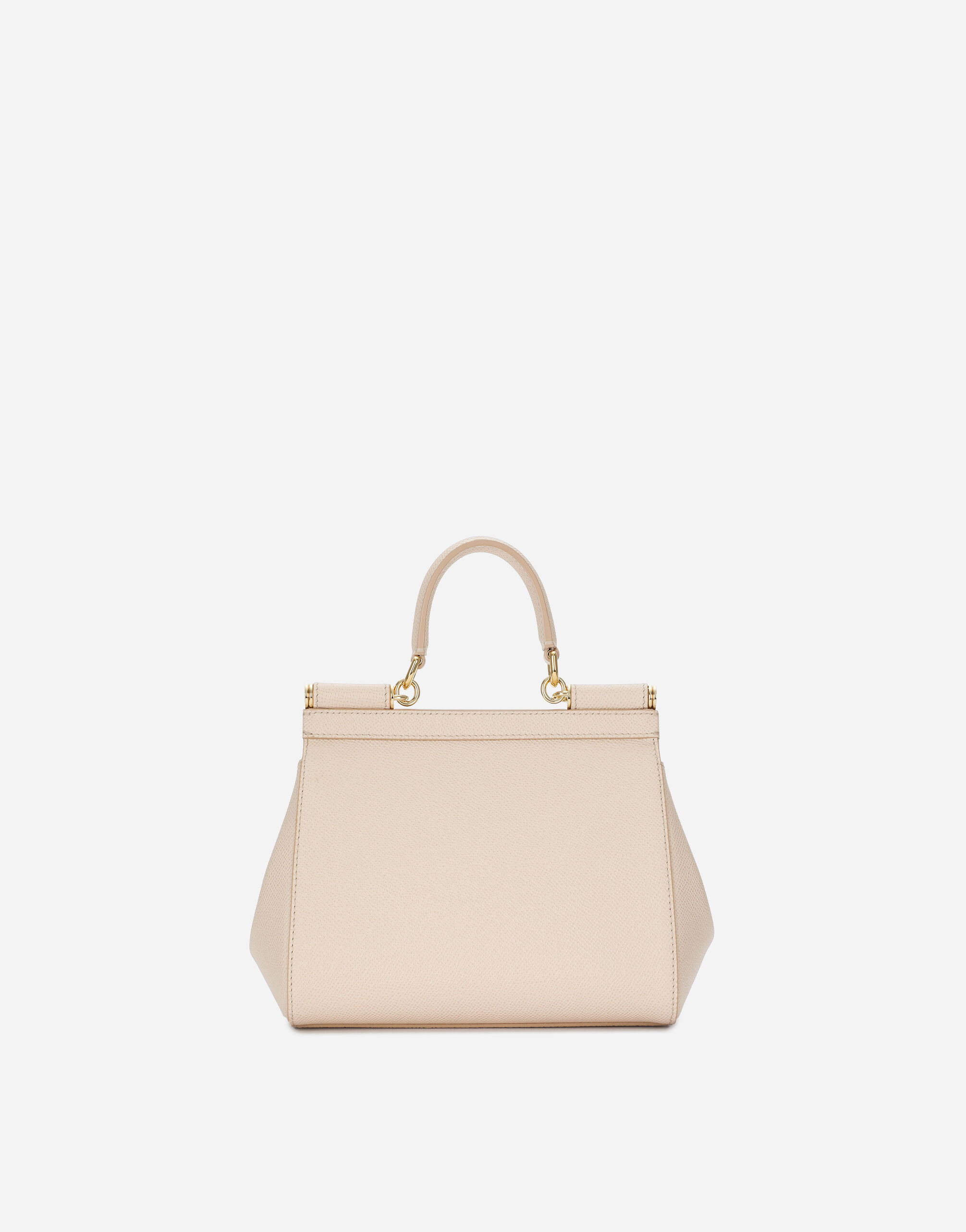 Small dauphine leather Sicily bag in Pink for Women Dolce Gabbana