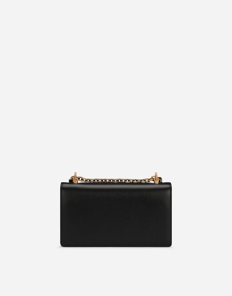 Dolce & Gabbana Phone bag DG Girls en cuir de veau Noir BI1416AW070
