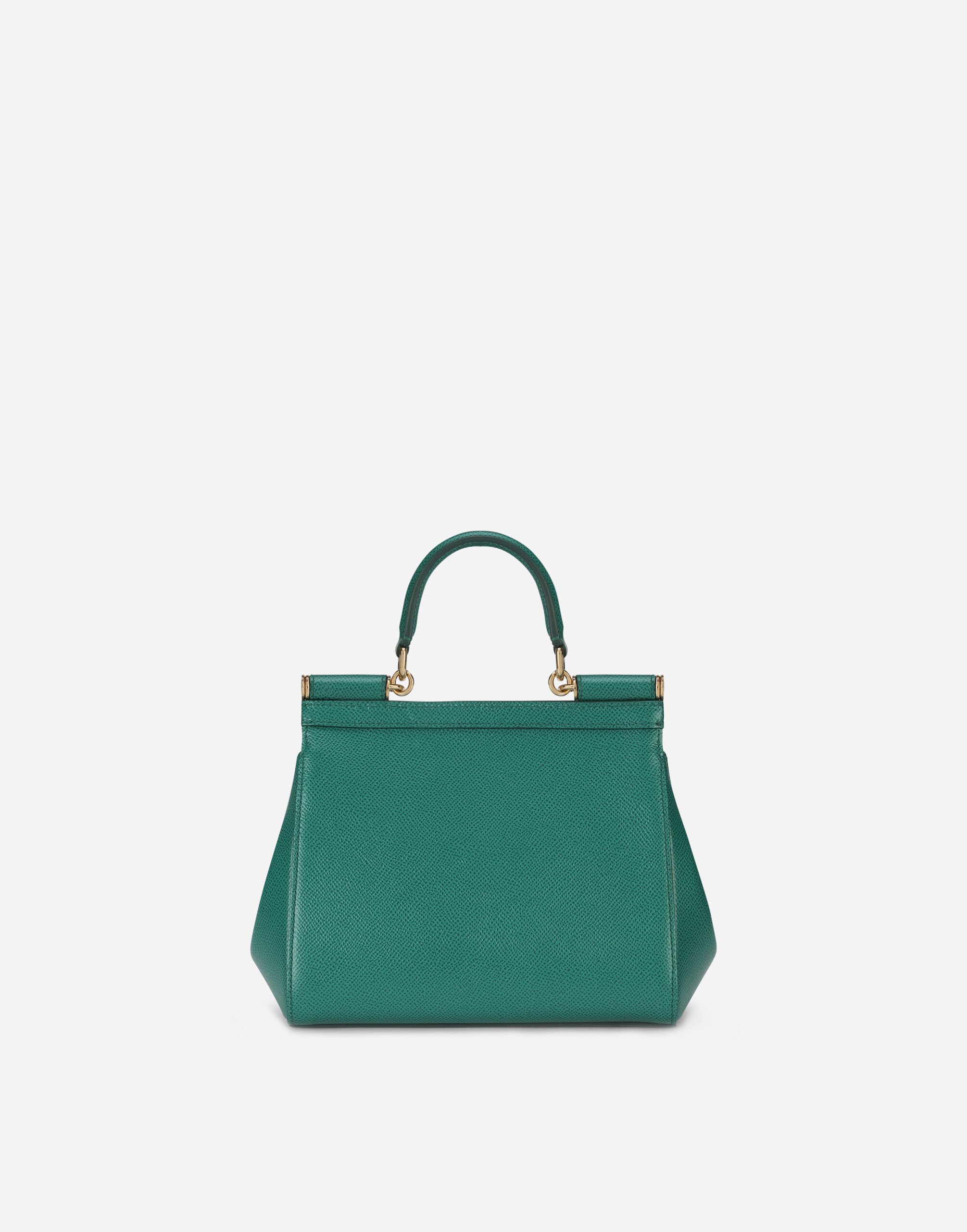 Borsa a mano Sicily media in Verde da Donna Dolce Gabbana