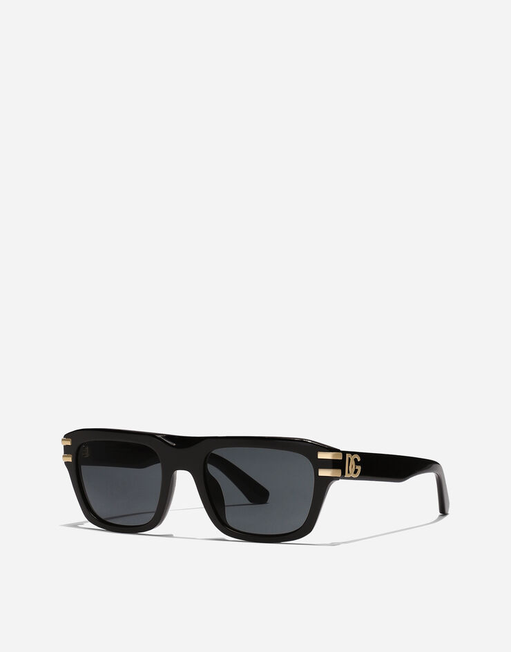 Dolce & Gabbana Sonnenbrille DG Griffe Schwarz VG4496VP187