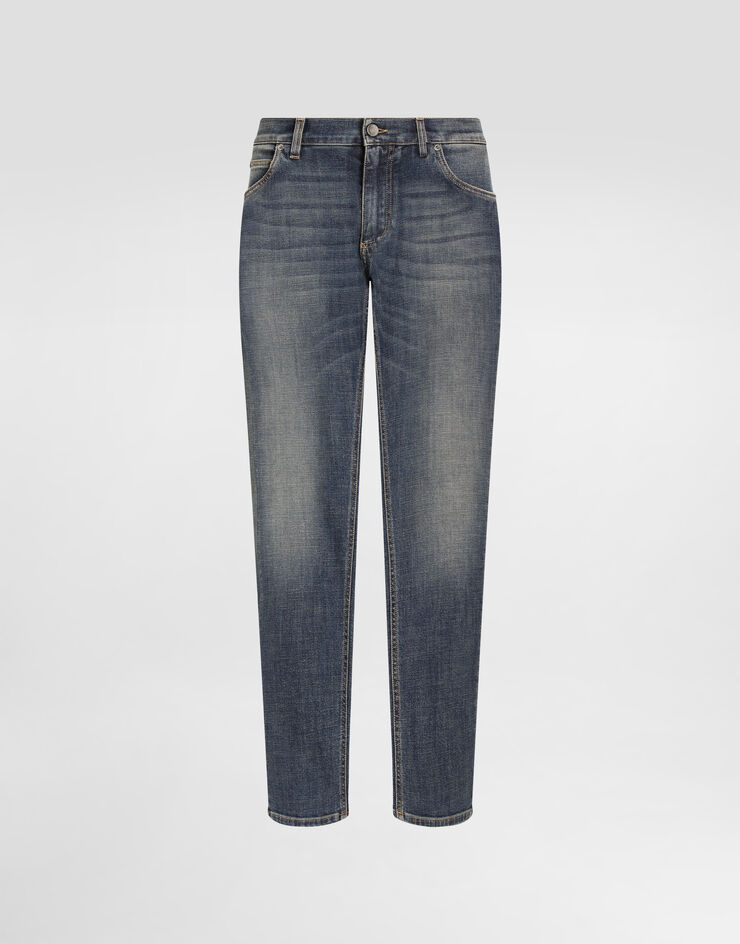 Dolce & Gabbana Jeans Regular Stretch blau gewaschen Mehrfarbig GYJCCDG8GW9