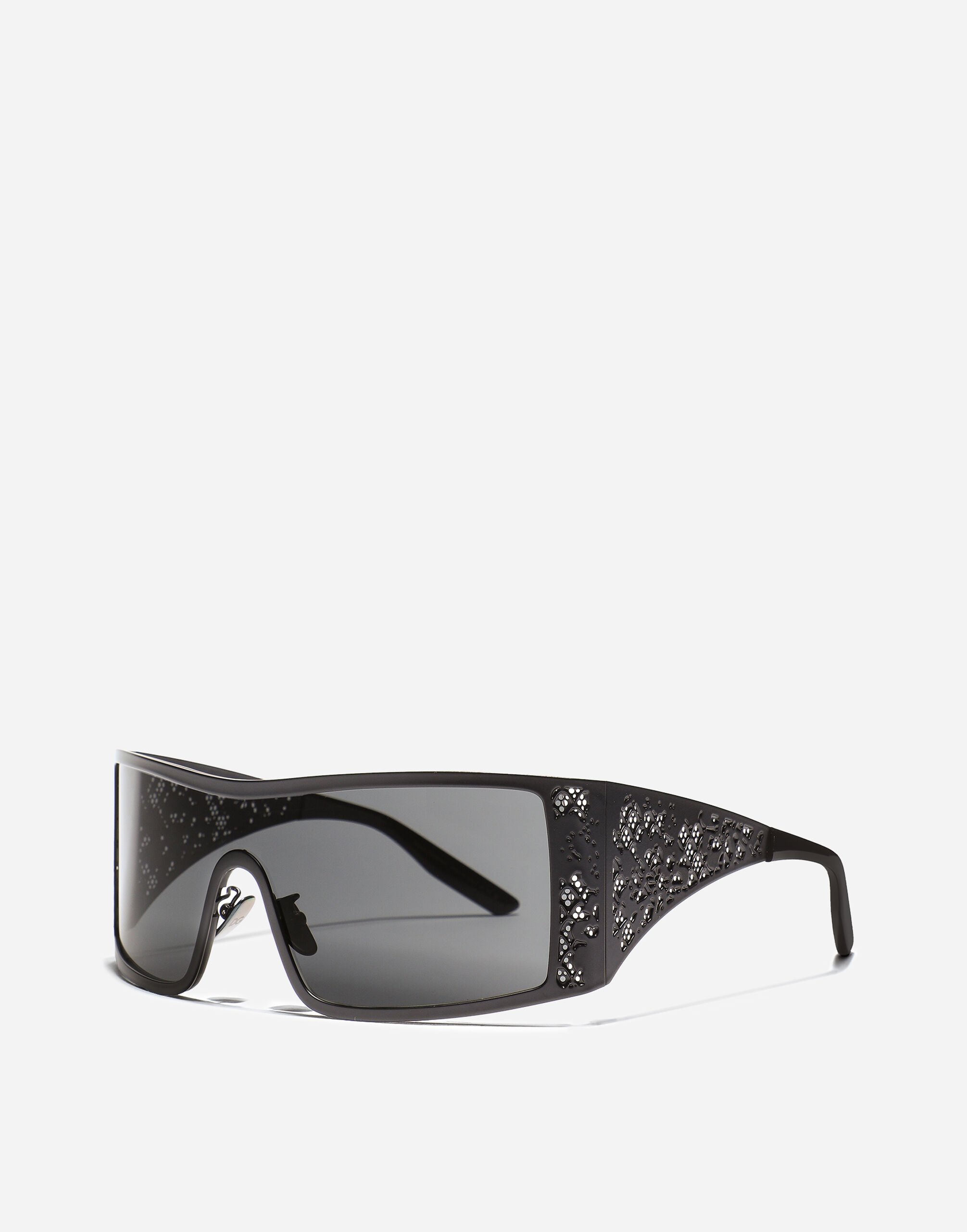 Dolce & Gabbana ブラック サングラス ブラックのウィメンズ シールド サングラス | Dolce&Gabbana®