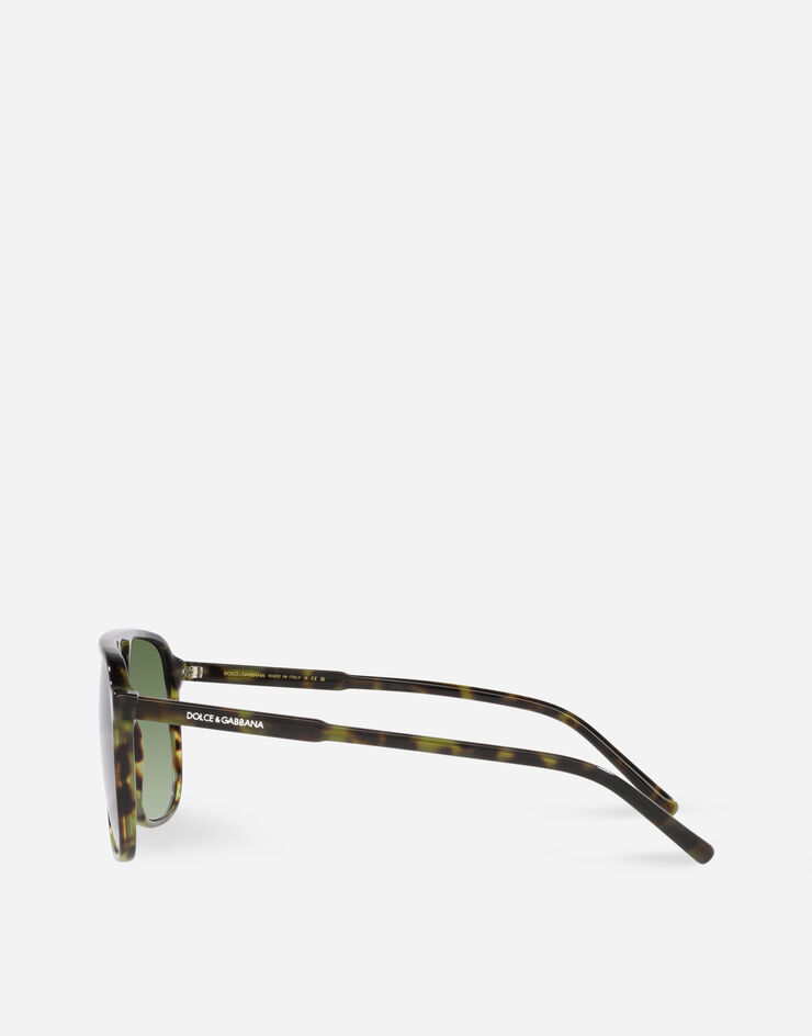 Dolce & Gabbana Thin profile sunglasses Green havana VG442AVP58E
