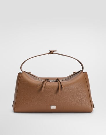 Dolce & Gabbana Vittoria calfskin crossbody bag Brown BM2190A0370