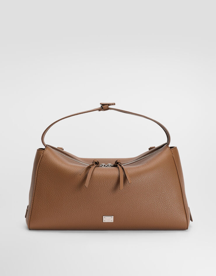 Dolce & Gabbana Bolso bandolera Vittoria en piel de becerro Dolce & Gabbana Bolso bandolera Vittoria en piel de becerro Brown BM2190A0370