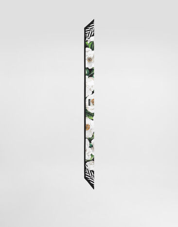 Dolce & Gabbana Gardenia-print twill headscarf (6x100) Print FS215AGDCUL
