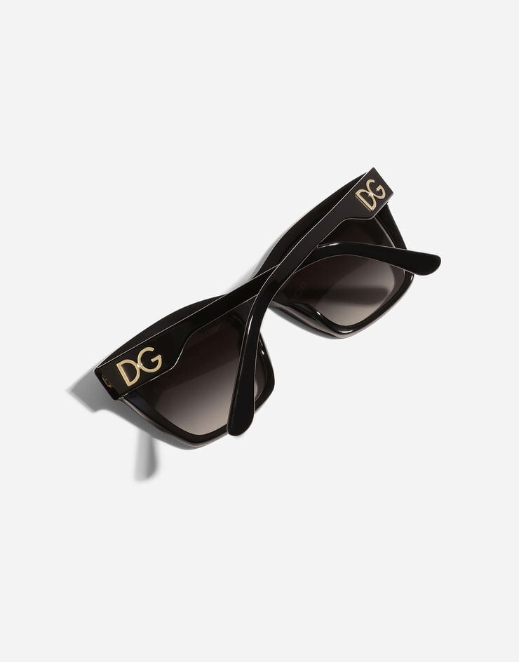 Dolce & Gabbana نظارة شمسية بطبعة عائلية أسود VG4384VP18G