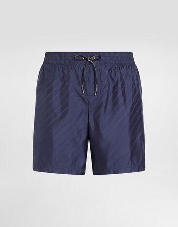 Dolce & Gabbana Jacquard logo swim boxers Blue M4A13TFJSDF