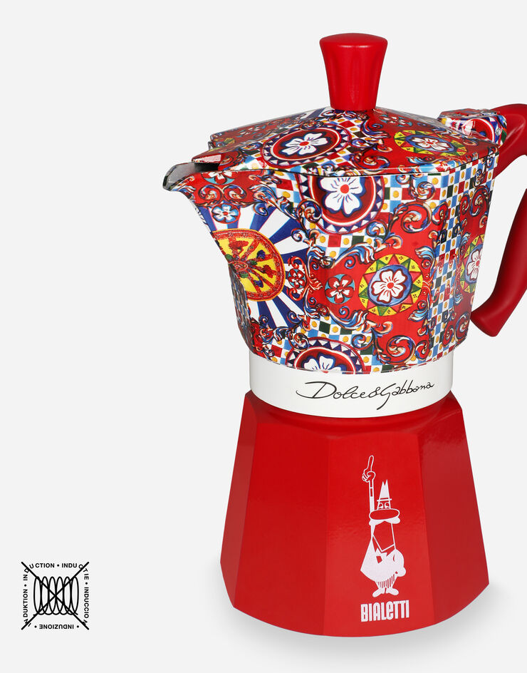 Dolce & Gabbana Moka Express grand format BIALETTI DOLCE&GABBANA Multicolore TCCE15TCAEF