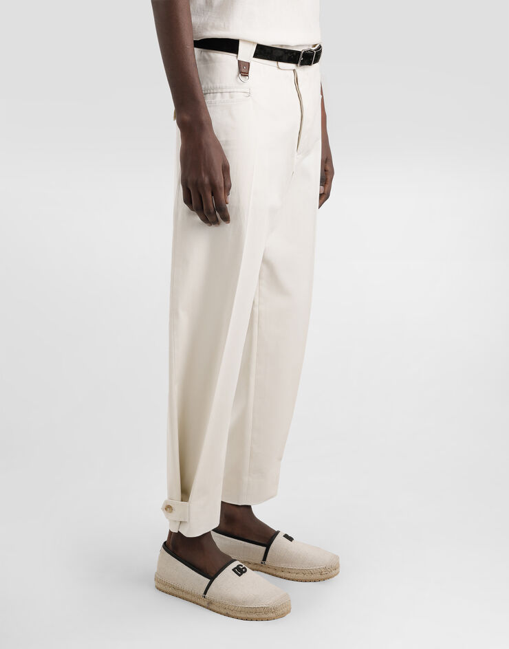 Dolce & Gabbana Gabardine trousers Beige GP13ZTFUFL3