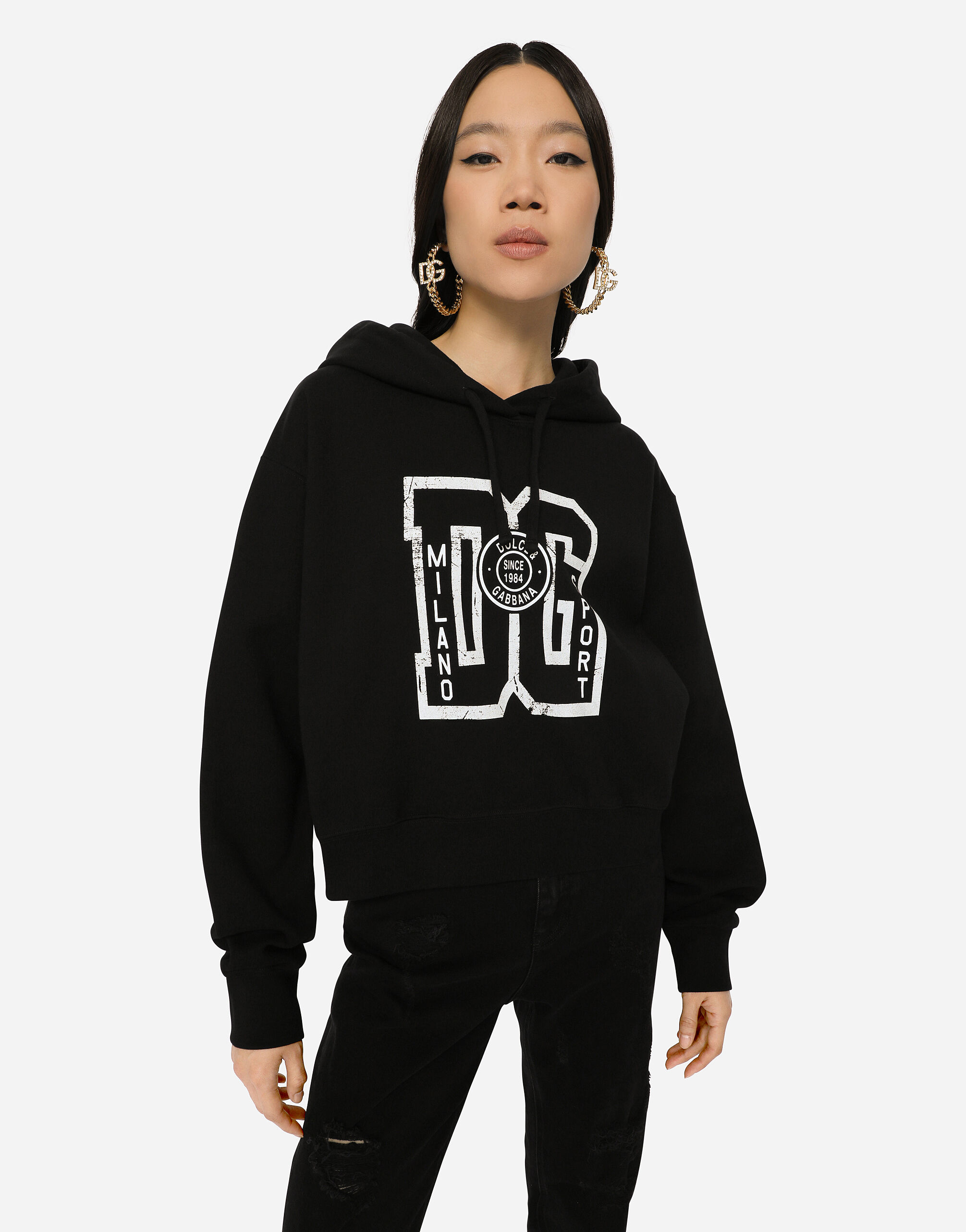【DOLCE&GABBANA】ロゴ入り コットンフーディ ブラウンカラー DOLCE&GABBANA（パーカー）のフリマアイテム一覧
